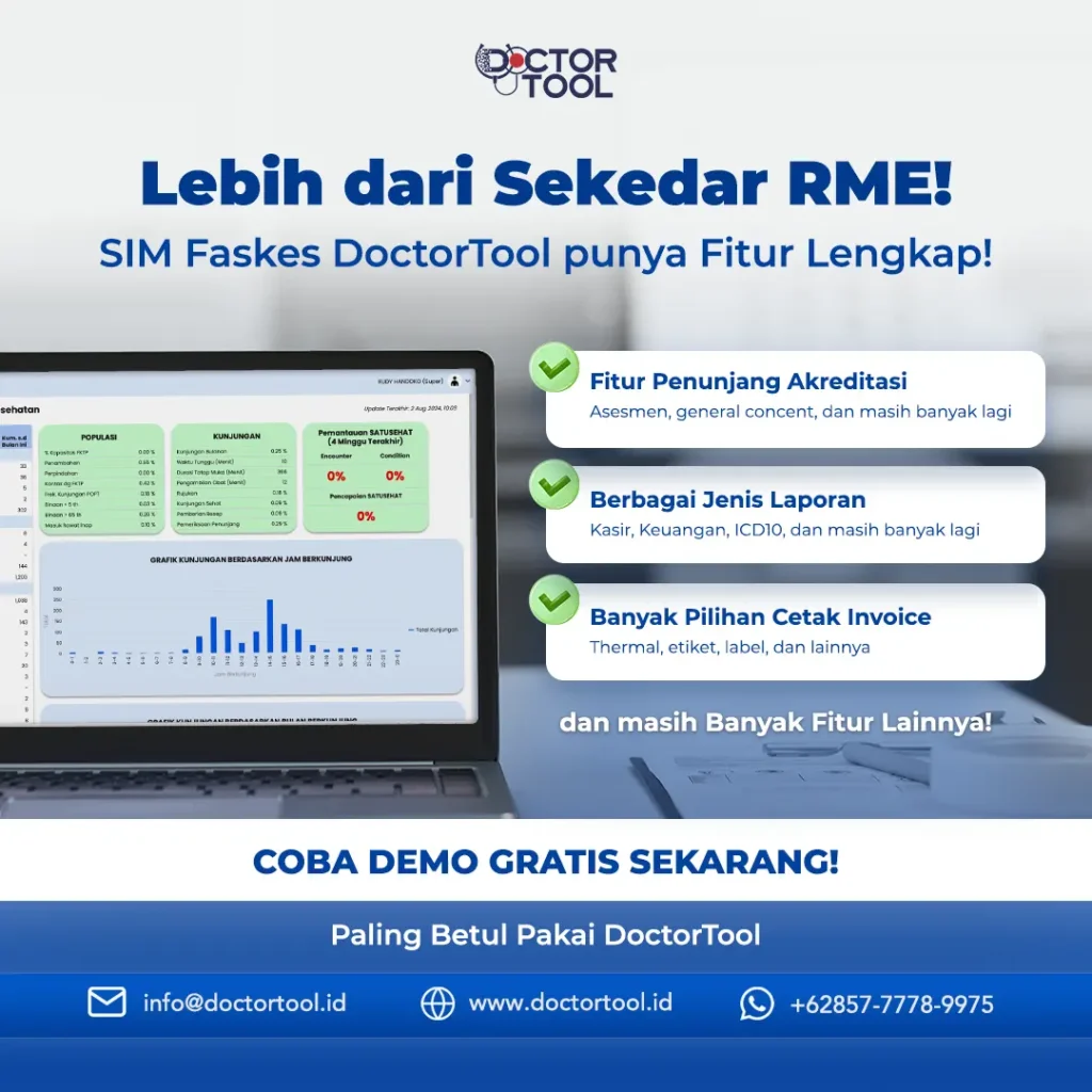 Akreditasi Klinik lebih mudah dengan DoctorTool