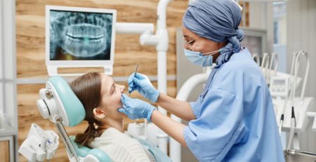 Odontogram digital di klinik gigi